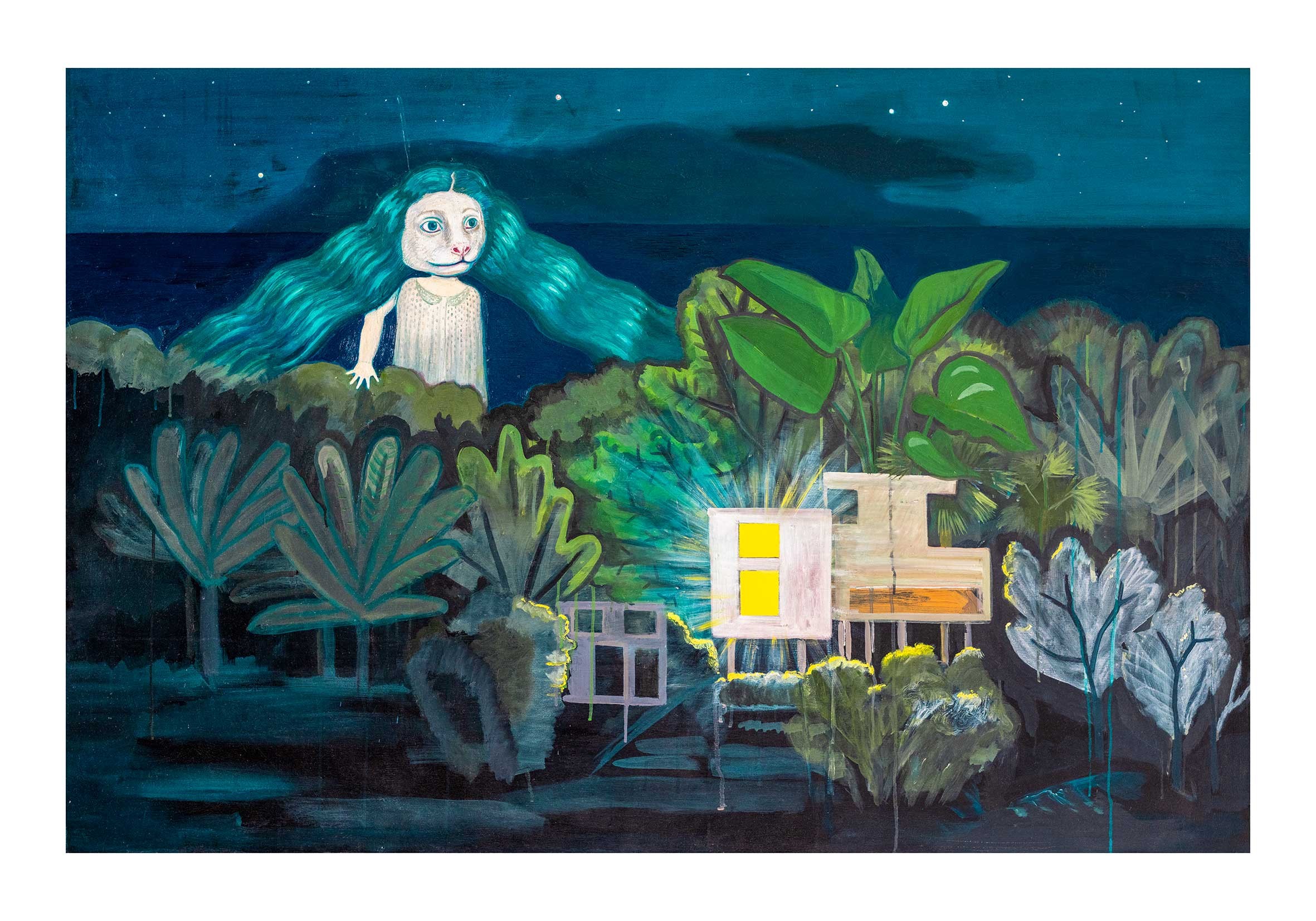 »The Nocturnal Walk« as a print with a white border, Lovelab Edition #4
